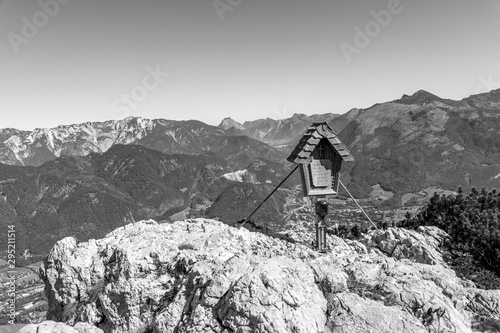 View from the Katrin. The Katrin is a mountain in Upper Austria near Bad Ischl and belongs to the Katergebirge photo