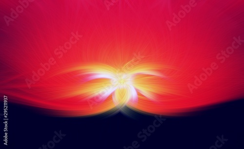 red futuristic background e...