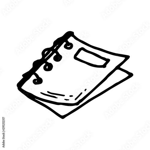 Hand drawn book icon. sketch icon for infographic, concept design. website or app. vector sketch icon isolated on white background