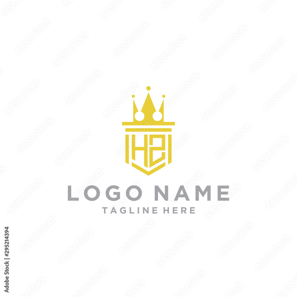 logo design for companies, Inspiration from the initial letters of the HZ logo icon. - Vector logo design for companies, Inspiration from the initial letters of the HZ logo icon. - Vector
