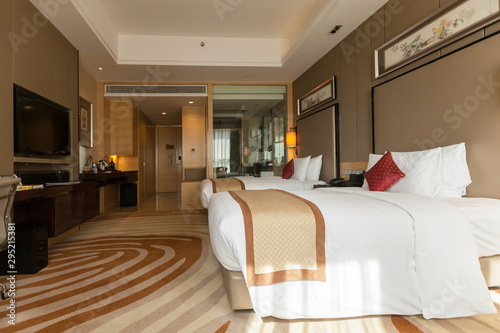 Five-star luxury hotel rooms photo