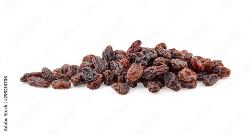 Fototapeta premium Raisins isolated on white background