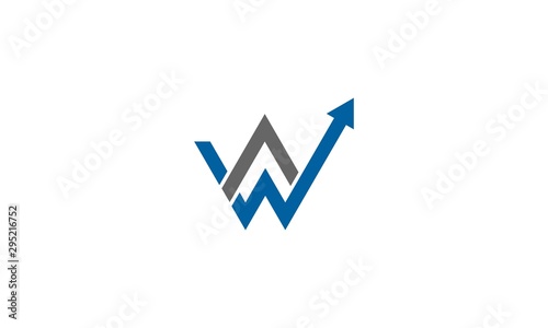 Free Download letter w arrow logo - GFXLoad
