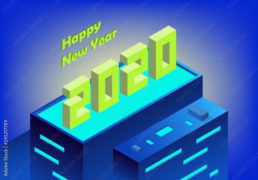 2020 Happy New Year Background for your Seasonal Flyers and Greetings Card 2020 Happy New Year Background for your Seasonal Flyers and Greetings Card