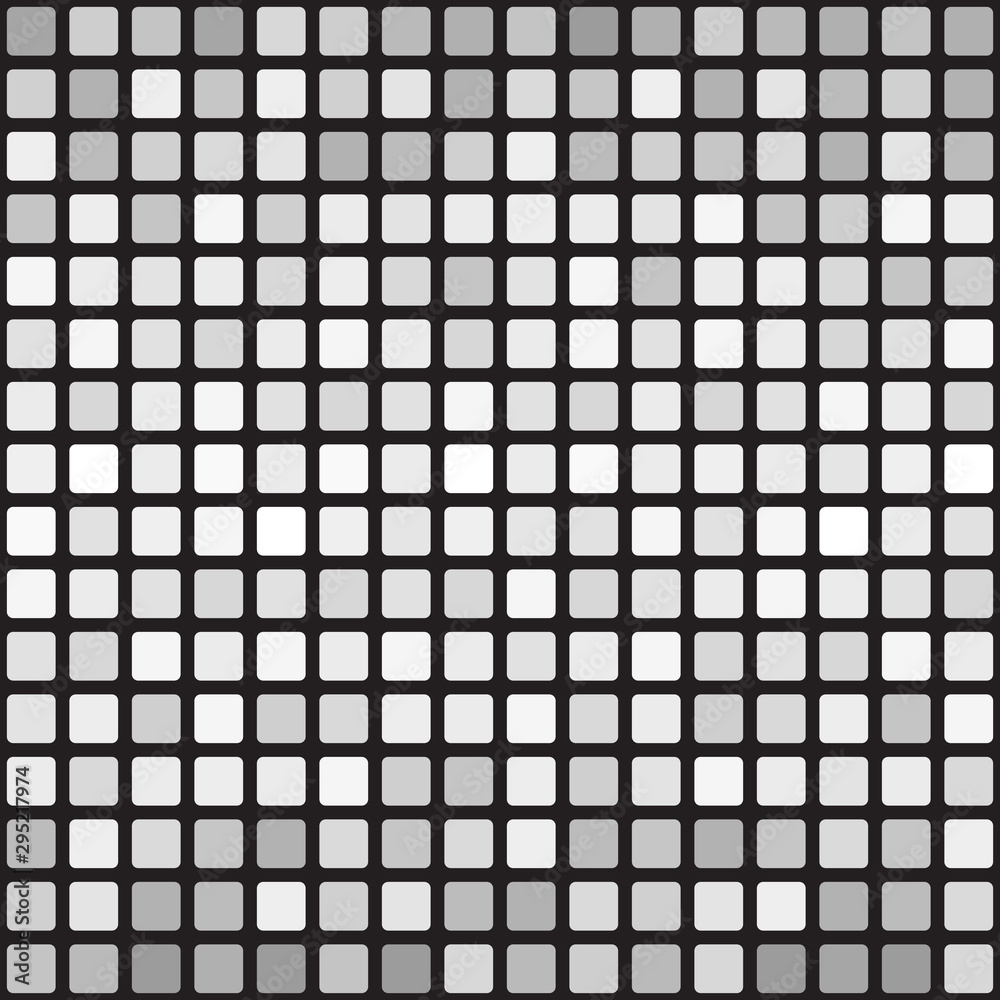 Striped rounded square pattern. Seamless vector background Striped rounded square pattern. Seamless vector background