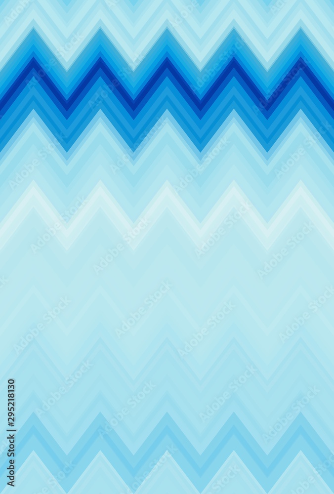 blue sky chevron zigzag. art.