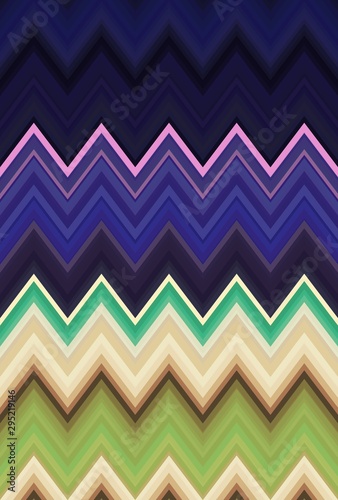 vintage retro pattern chevr...