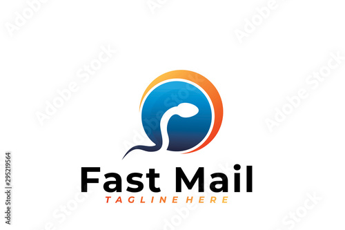 Sperm logo icon vector isolated