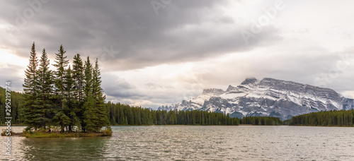 Mount Rundle from Two Jack Lake