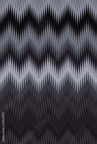 dark black night chevron zi...