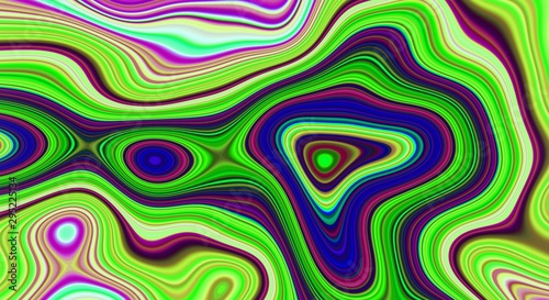 Psychedelic abstract pattern and hypnotic background for trend art, art trend.