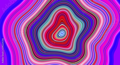 Psychedelic abstract pattern and hypnotic background for trend art, creative.
