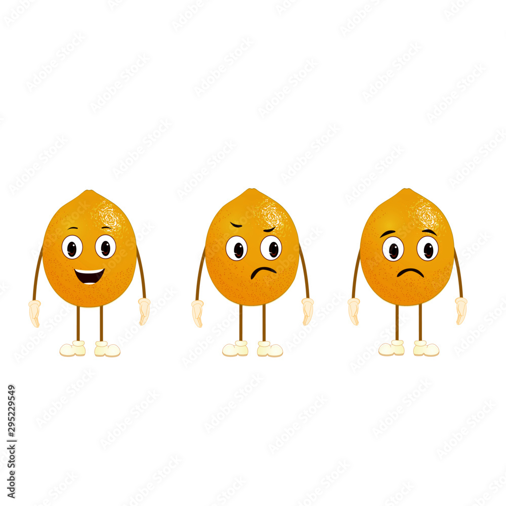 Sweet Limes with Expressions - Cartoon Vector Image Sweet Limes with Expressions - Cartoon Vector Image