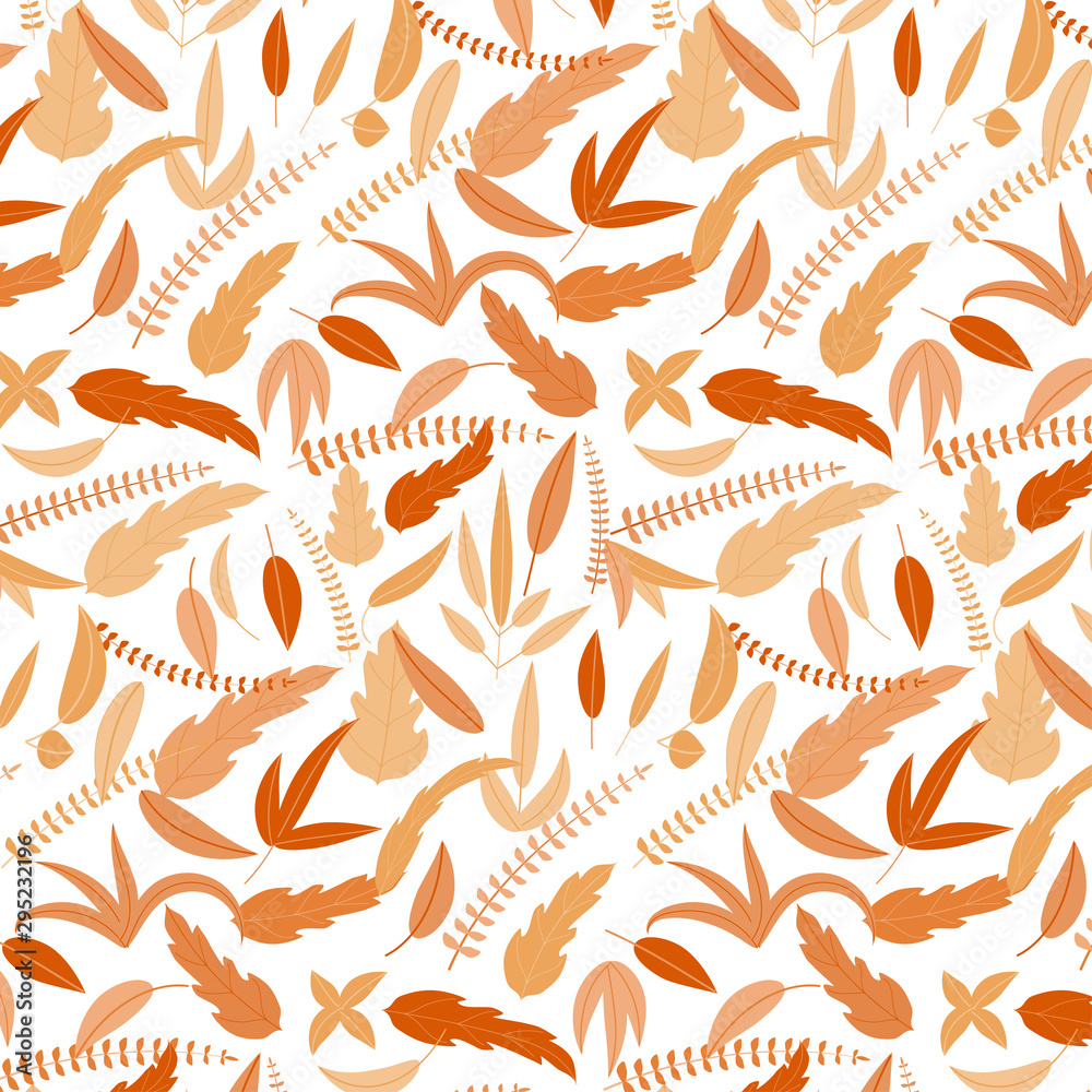 Obraz premium Abstract Branches with leaves pattern background.