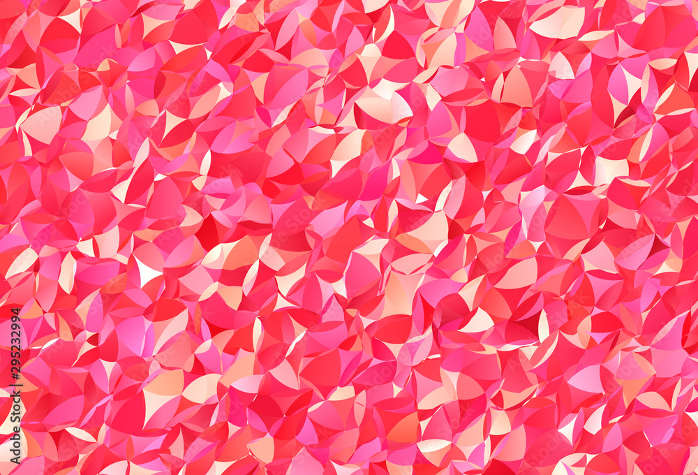 Light Red vector polygonal background. Light Red vector polygonal background.