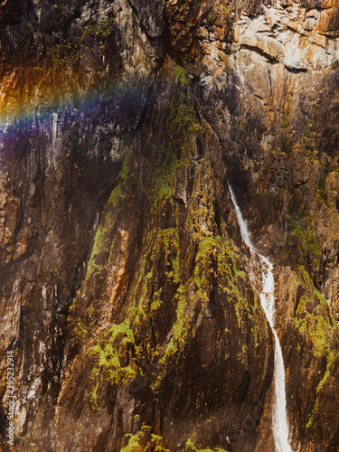 Voringsfossen waterfall  Mabodalen canyon Norway