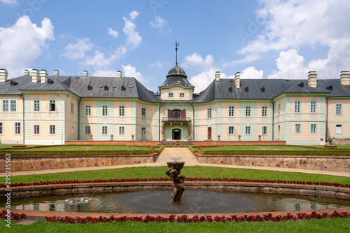 Castle Manetin in the city of Manetin at the Plizen region, CZ photo