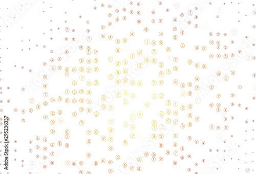 Light Red, Yellow vector layout with algebra elements.