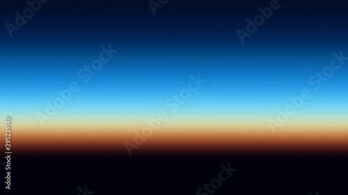 Background gradient sunset blue orange, illustration texture.