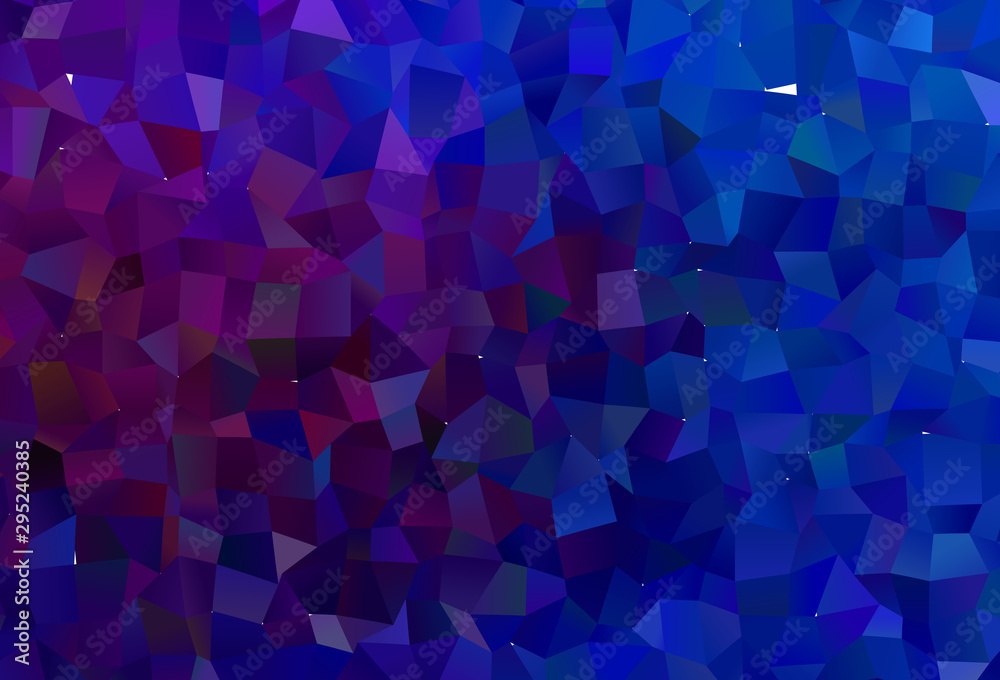 Dark Pink, Blue vector low poly layout. Dark Pink, Blue vector low poly layout.