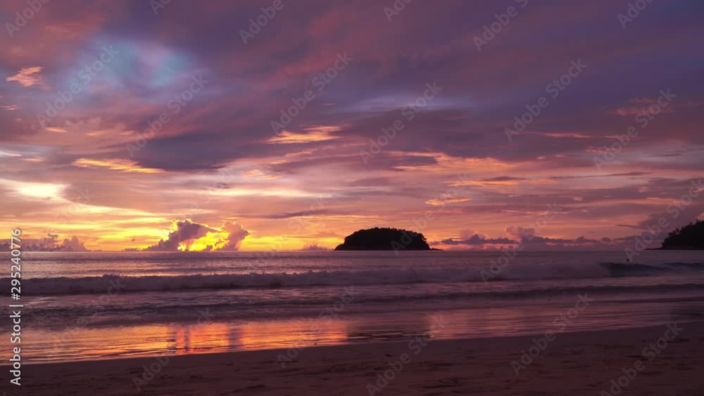 Kata Beach is a beautiful beach with white sand and smooth waves perfect for relaxing and swimming.. There is a unique Pu island close to Kata beach. Kata Beach is a beautiful beach with white sand and smooth waves perfect for relaxing and swimming.. There is a unique Pu island close to Kata beach.