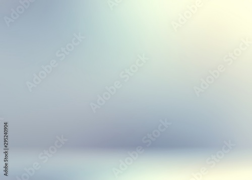 3d studio light muted hipster decoration. Plain background abstract. Blurry pastel illustration.