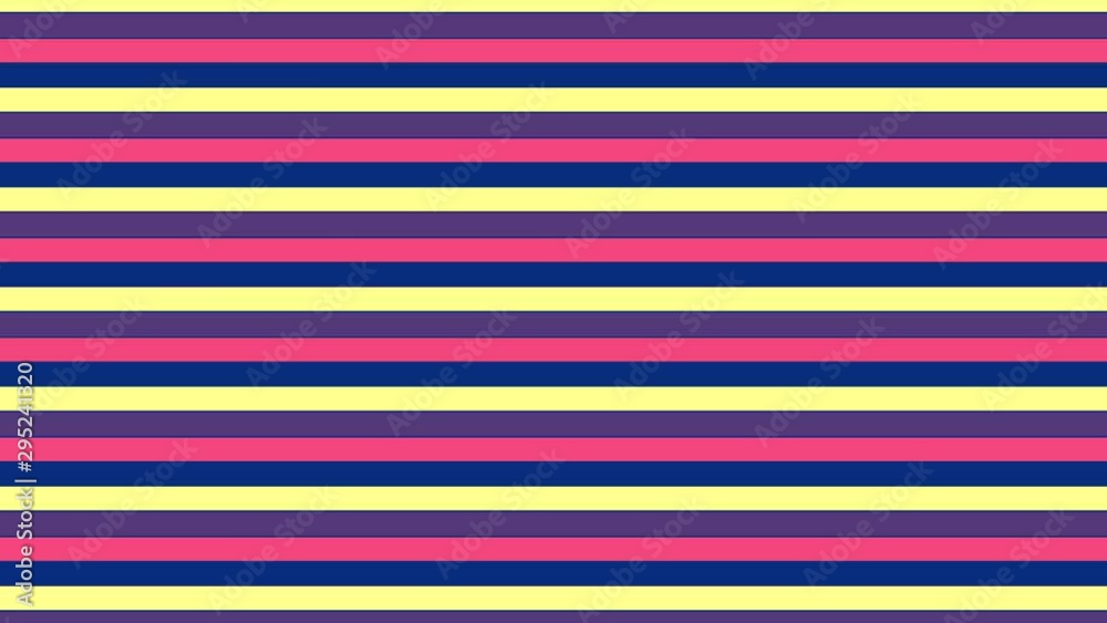 Graphic pattern that changes color as it rotates to the left, composed of drawings and shapes with colorful textures, in 16: 9 video format.