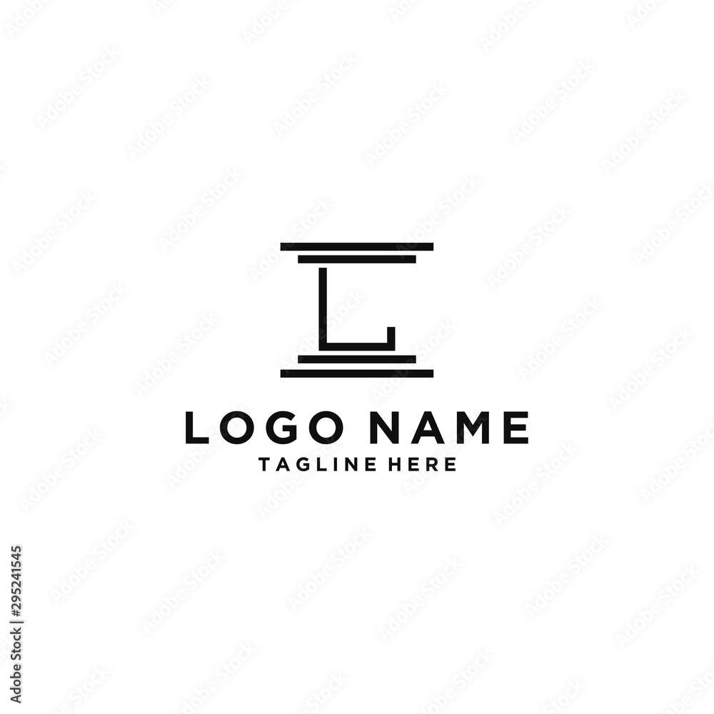 logo design inspiration for companies from the initial letters of the L logo icon. -Vector logo design inspiration for companies from the initial letters of the L logo icon. -Vector