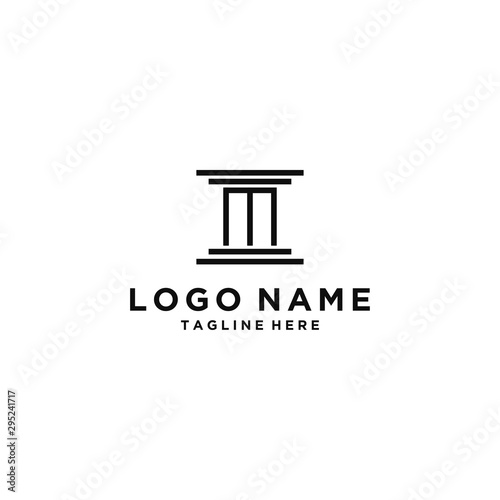 logo design inspiration for companies from the initial letters of the M logo icon. -Vector