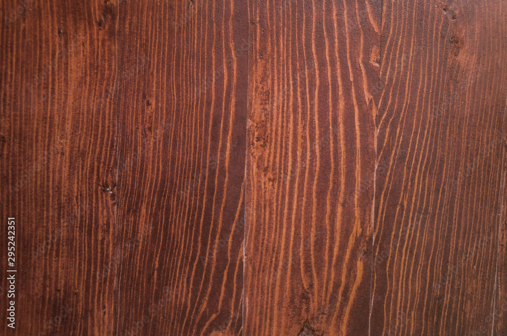 Madera con mancha color caoba (guinda) Stock Photo