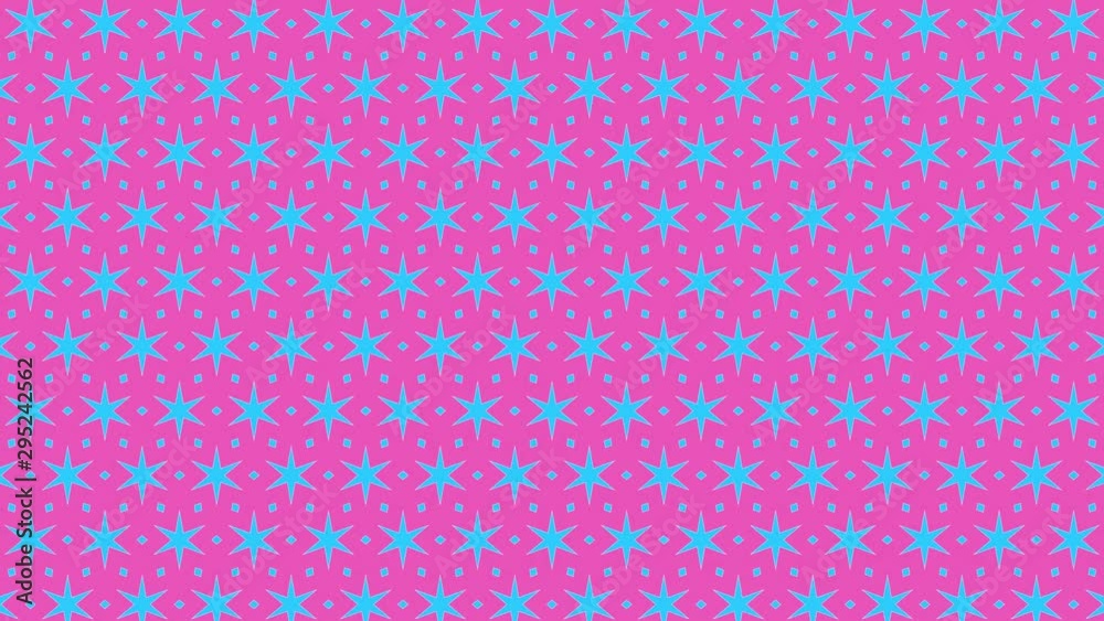 Graphic pattern that changes color as it rotates to the left, composed of drawings and shapes with colorful textures, in 16: 9 video format.
