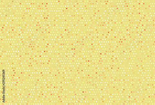 Light Red, Yellow vector pattern with spheres.