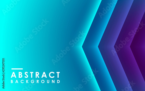 Blue gradient abstract geometric background