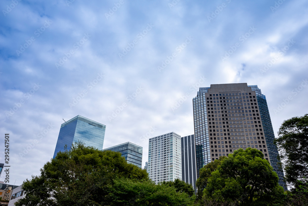 東京の風景　六本木エリアの高層ビル