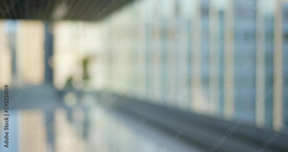 Bokeh of business office interior