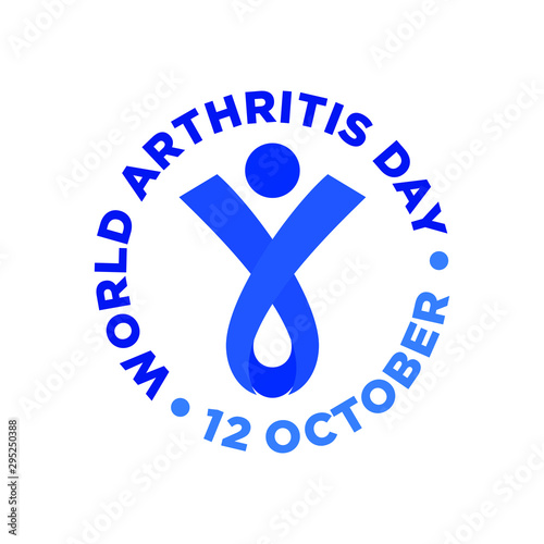 World Arthritis Day. October 12th.n Vector logo Illustration. 