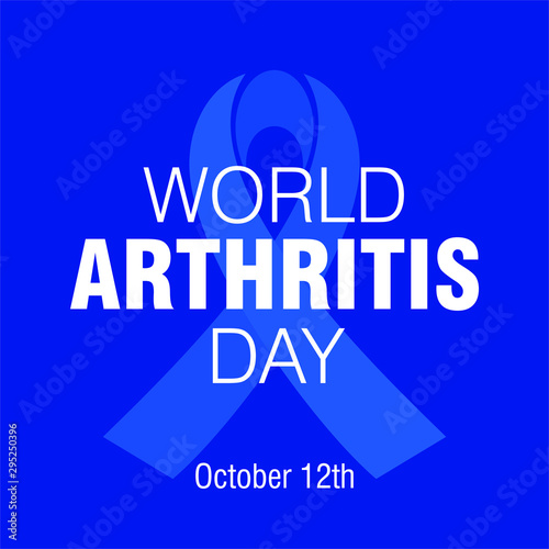 World Arthritis Day. October 12th.n Vector logo Illustration. 