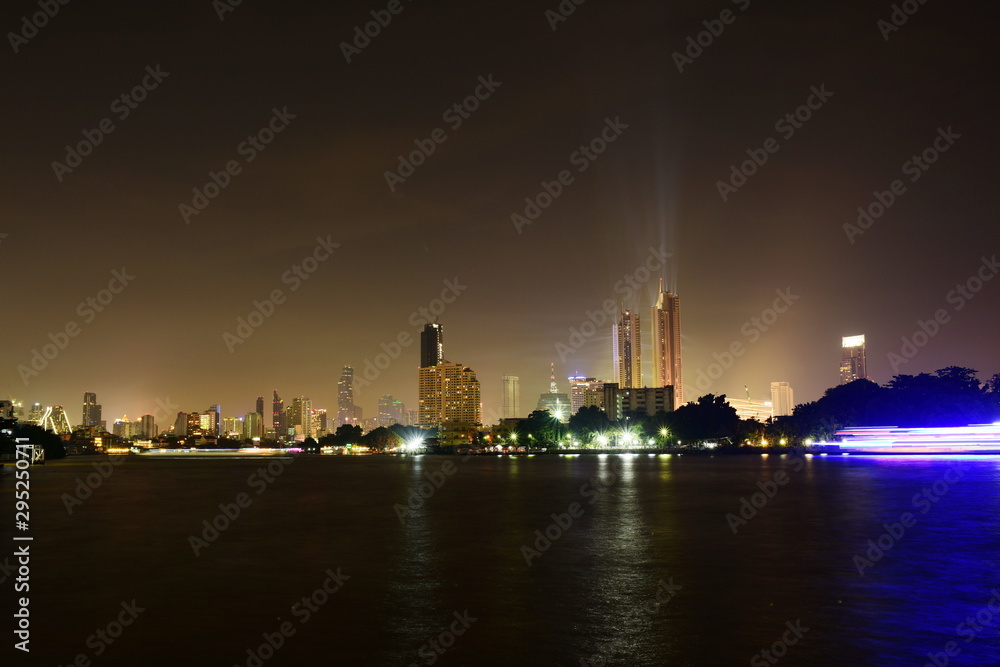 Bangkok city at night