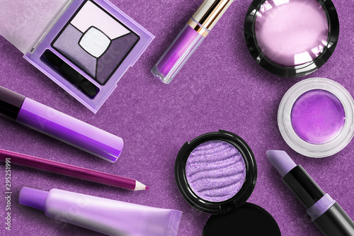 Photo Purple cosmetic collection