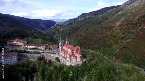 Fly above Covadonga  | Spain (aerial footage 4k) photo