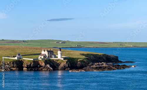 Orkney charming seascape at sunset