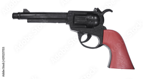 Wallpaper Mural Isolated picture of a toy revolver on white background Torontodigital.ca