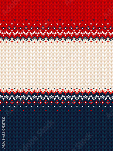 Ugly sweater Merry Christmas party ornament background seamless pattern