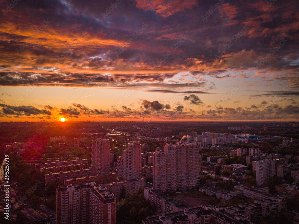 Fototapeta premium Aerial photo