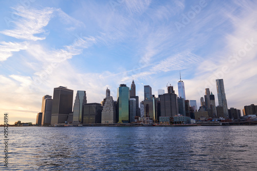 Manhattan after sunset