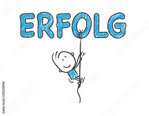 Stickman Blue: Erfolg, Success. (Nr. 138)
