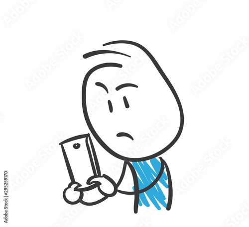 Stickman Blue: Social Media, Upset (Nr. 132)	