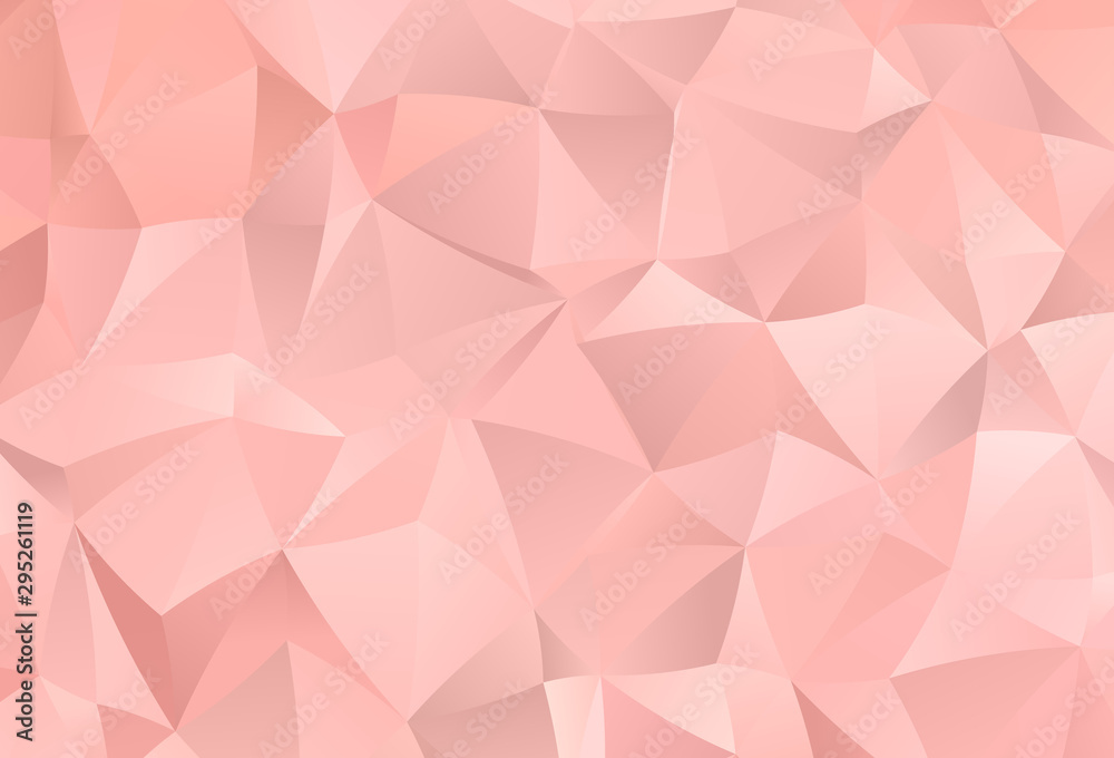 Light Red vector gradient triangles pattern. Light Red vector gradient triangles pattern.