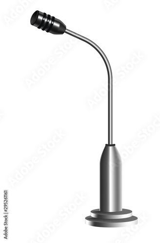 Table top conference room gooseneck sleek microphone