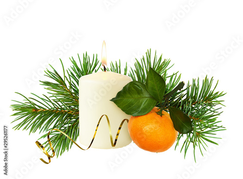 Christmas composition with ...